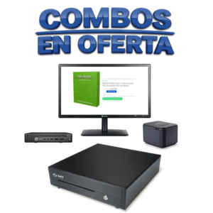 COMBO Monitor 20" + CPU Tiny 2da + Impresora 80mm + Cajón + Lic/POS